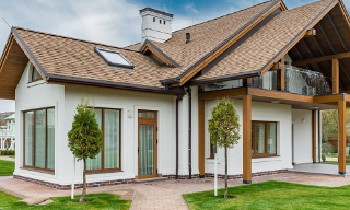 Проект дома с мансардой в Лангепасе | цена от 316980 рублей от Строй-Лнг